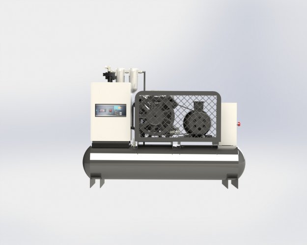 全無油空壓機一體機-實用型-I型